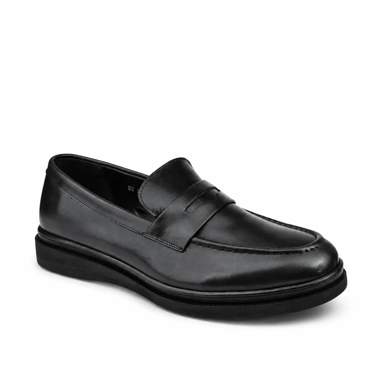 CHAUSSURE HOMME CONFORT+ 030 noir cuir 